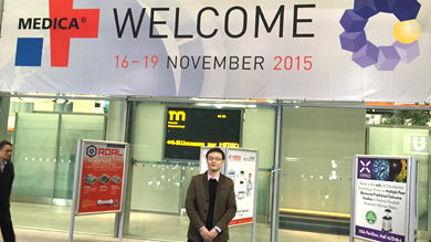 HIPROVE participated in 2015 MEDICA exhibition in Düsseldorf / Germany